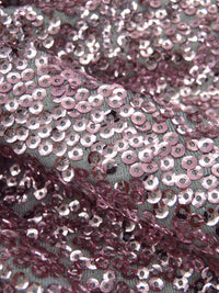 Dusty Rose/Taupe Gray Rayon/Lycra Sequins On Jersey Knit - Norma Kamali - 52W