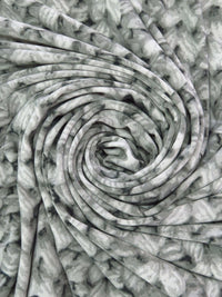 Light Gray/Cloud Gray/Gunmetal Polyester/Lycra Knitted Print ITY Knit - Norma Kamali - 57W