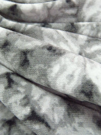 Light Gray/Cloud Gray/Gunmetal Polyester/Lycra Knitted Print ITY Knit - Norma Kamali - 57W