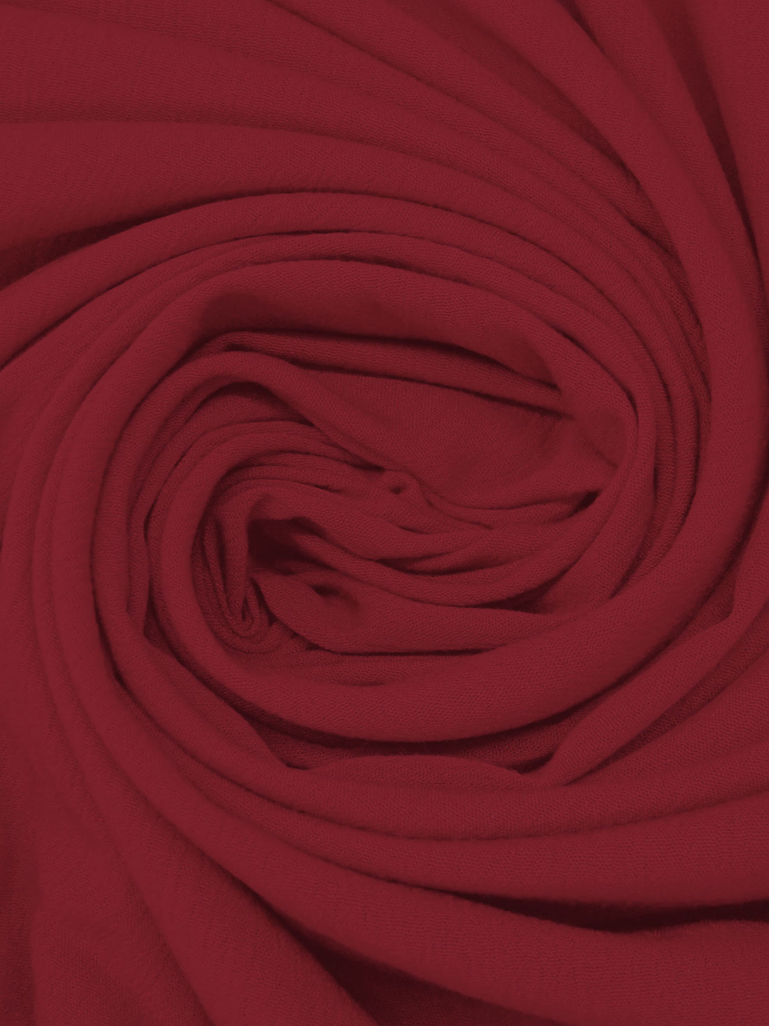 Dark Royal Red 100% Rayon Crinkle Challis 57W