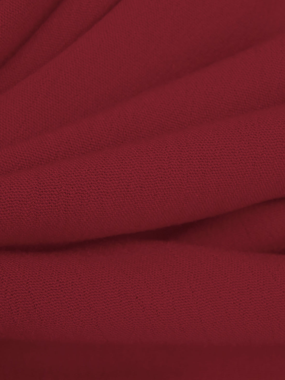 Dark Royal Red 100% Rayon Crinkle Challis 57W