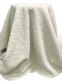 Alabaster 100% Polyester Sherpa Faux Fur - NY Designer - 63W