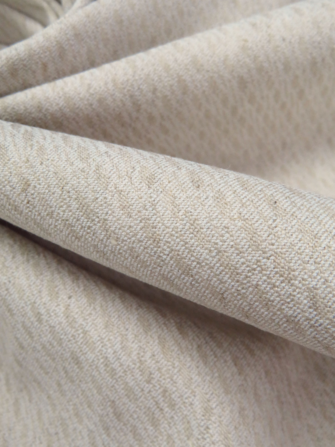 Dark Vanilla/Oatmeal Cotton/Lycra Abstract Yarn-Dyed Weave Crepe Stretch Bottom Weight Woven - NY Designer - 60W