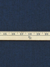Space Cadet Blue/Black 100% Cotton Herringbone Weave Flannel Suiting - NY Designer - 58W