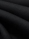 Coal Black Wool/Nylon Twill Suiting - NY Designer - 60W