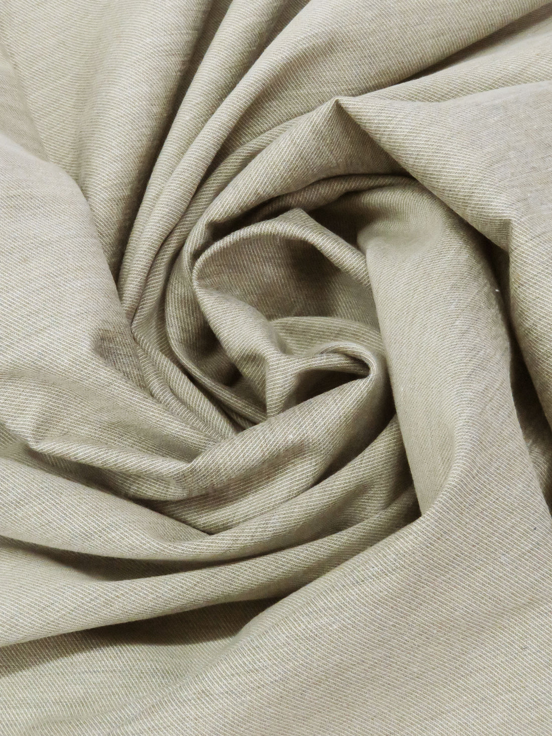 Oatmeal/Black Cotton/Polyester Heathered Shirt Weight Woven - NY Designer - 55W