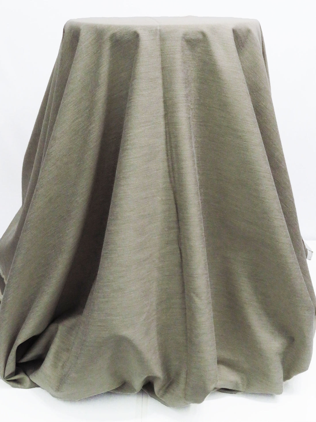 Oatmeal/Black Cotton/Polyester Heathered Shirt Weight Woven - NY Designer - 55W