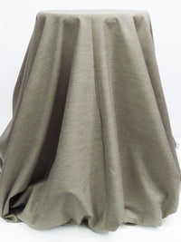 Oatmeal/Black Cotton/Polyester Heathered Shirt Weight Woven - NY Designer - 55W