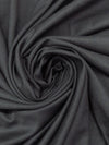 Iron Gray Polyester/Rayon/Lycra Stretch Twill Suiting - NY Designer - 60W