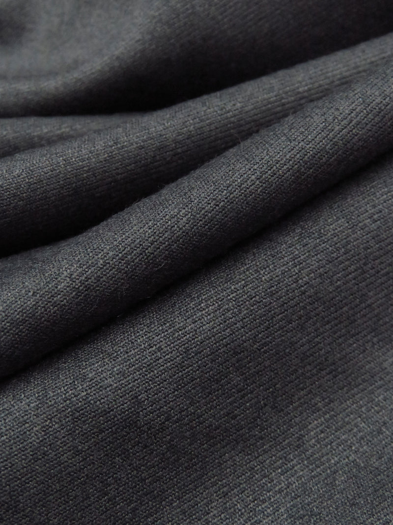 Iron Gray Polyester/Rayon/Lycra Stretch Twill Suiting - NY Designer - 60W