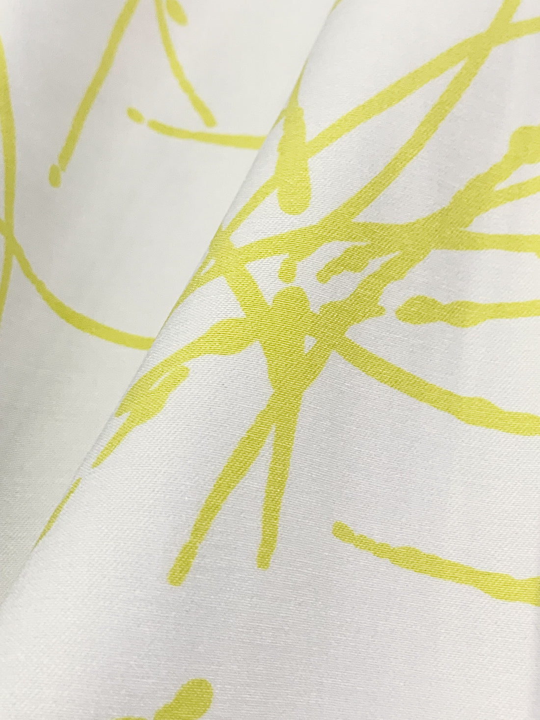White/Soft Pear Rayon/Nylon/Lycra Abstract Print Stretch Bengaline Suiting 57W