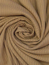Graham Cracker Polyester/Rayon/Lycra 4x2 Rib Sweater Knit 46W