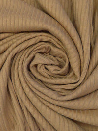 Graham Cracker Polyester/Rayon/Lycra 4x2 Rib Sweater Knit 46W