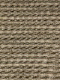 Dark Oak/Tan/Castle Gray Worsted Wool/Polyester Horizontal Stripe Yarn-Dyed Flannel Suiting - NY Designer - 60W