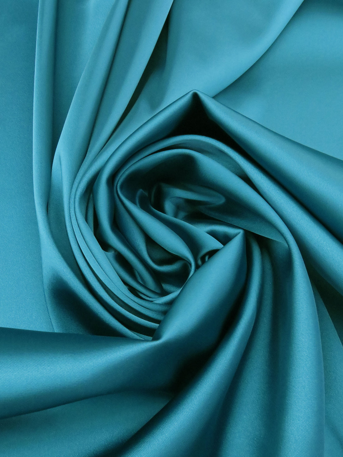 Caribbean Blue Polyester/Lycra Stretch Satin - Nicole Miller - 42W