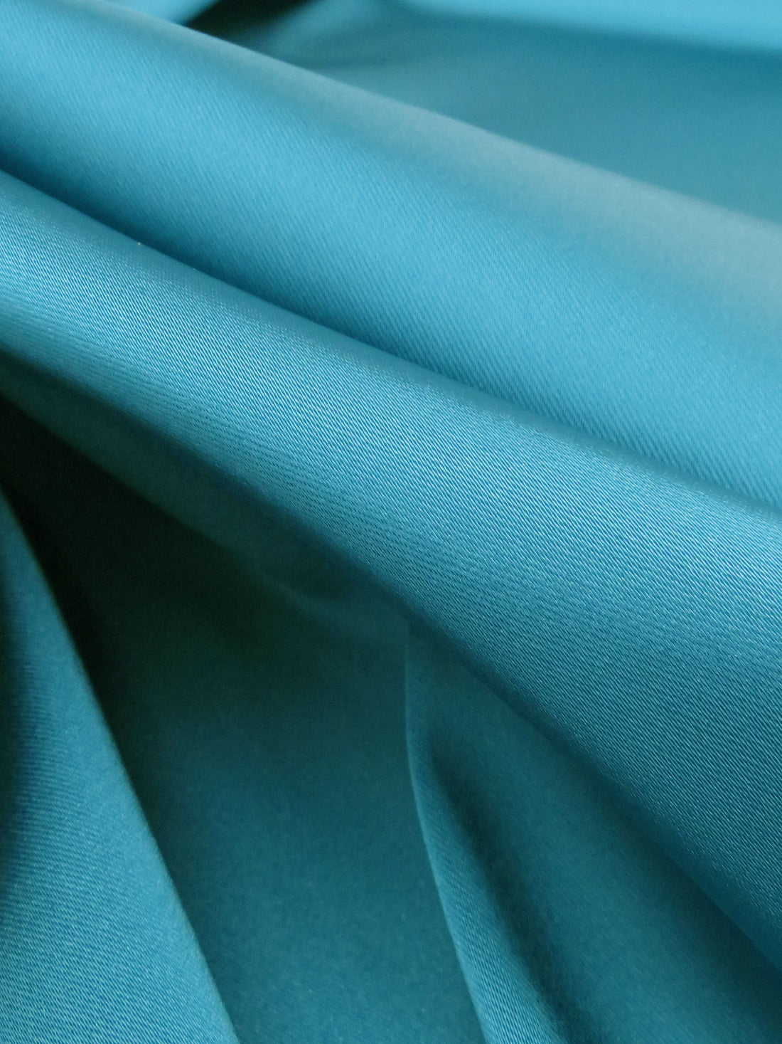 Caribbean Blue Polyester/Lycra Stretch Satin - Nicole Miller - 42W