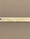 Taupe/White Wool/Polyester/Lycra Vertical Pinstripe Stretch Suiting - NY Designer - 56W