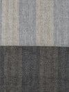 Dark Vanilla/Aluminum Gray/Black Wool/Cotton/Lycra Herringbone Weave Stretch Suiting - NY Designer - 58W