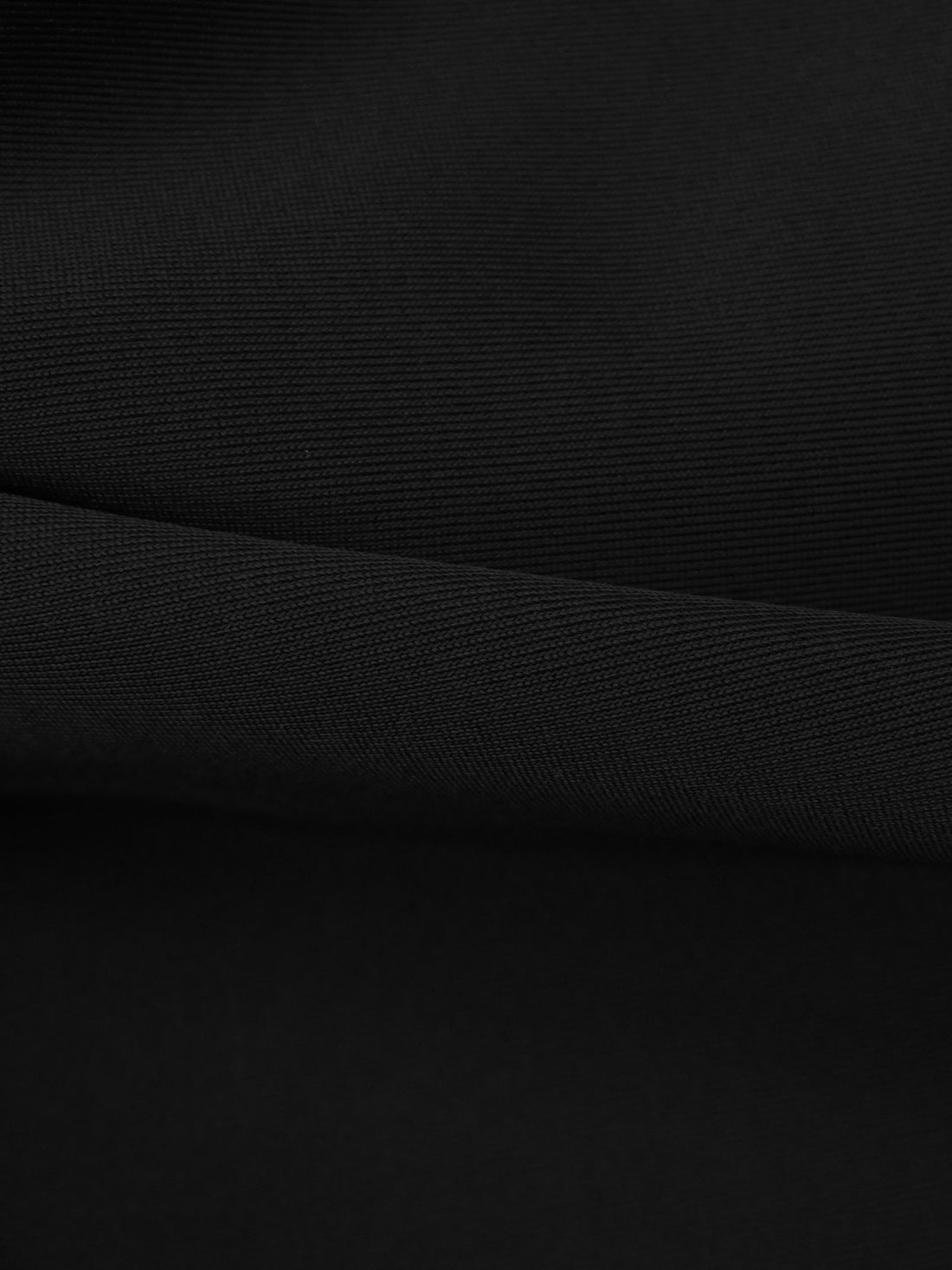 Cauldron Black Recycled Nylon/Lycra Swim/Activewear Knit - Imported From Italy - 60W