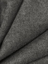 Dim Gray 100% Worsted Wool Heathered Flannel Suiting - Ralph Lauren - 60W