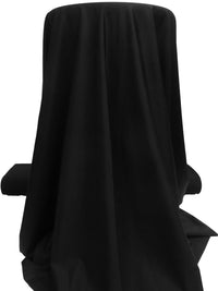 Cauldron Black Recycled Nylon/Lycra Swim/Activewear Knit - Imported From Italy - 60W