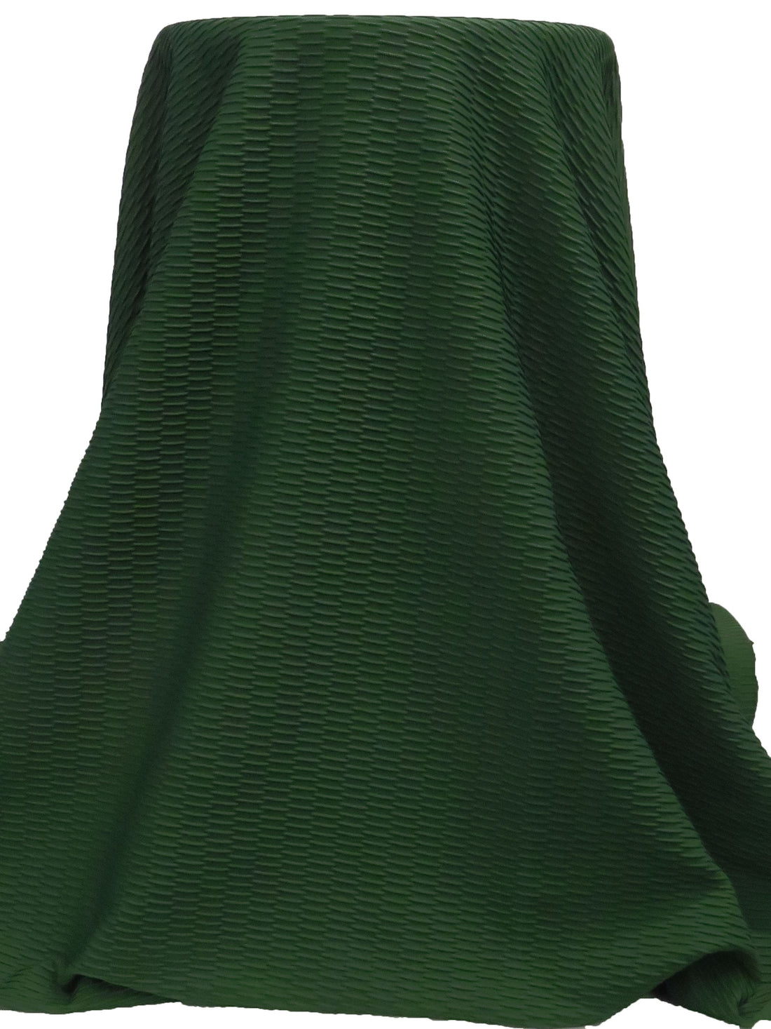 Forest Green Nylon/Lycra Jacquard Double Knit - NY Designer - 50W