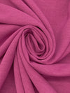 Fuchsia Rose 100% Polyester Yarn-Dyed Double Weave Suiting 54W