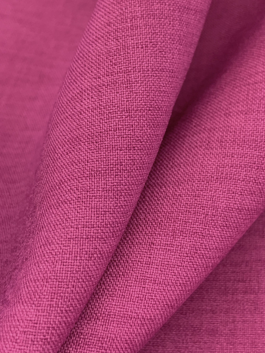 Fuchsia Rose 100% Polyester Yarn-Dyed Double Weave Suiting 54W