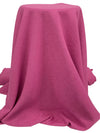Fuchsia Rose 100% Polyester Yarn-Dyed Double Weave Suiting 54W