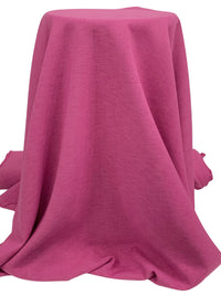 Fuchsia Rose 100% Polyester Yarn-Dyed Double Weave Suiting 54W