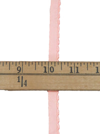 3/8" Petal Peach Scalloped Elastic