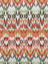 Cherry Red/Sand/Olive/Multi Nylon/Lycra Hazy Abstract Horizontal Stripe Print Swimwear/Activewear Knit 58W