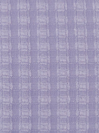 Lavender Polyester/Lycra Plaid Weave Double Knit - NY Designer - 44W