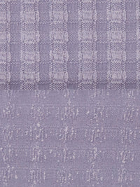 Lavender Polyester/Lycra Plaid Weave Double Knit - NY Designer - 44W