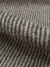 Burlap/Espresso/Chocolate/Multi Wool/Nylon Tweed Twill Heavy Suiting - NY Designer - 60W