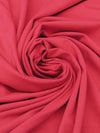 Hot Strawberry Pink Rayon/Nylon/Lycra Ponte Knit - NY Designer - 48W