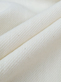 Marshmallow Cotton/Wool Twill Suiting - NY Designer - 60W