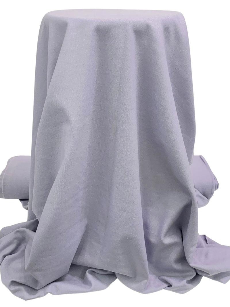 Hyacinth Haze Wool/Nylon Flannel Suiting - NY Designer - 55W