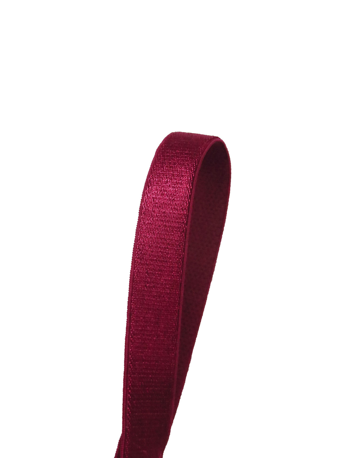 1/2" Burgundy Satin Shoulder Strap
