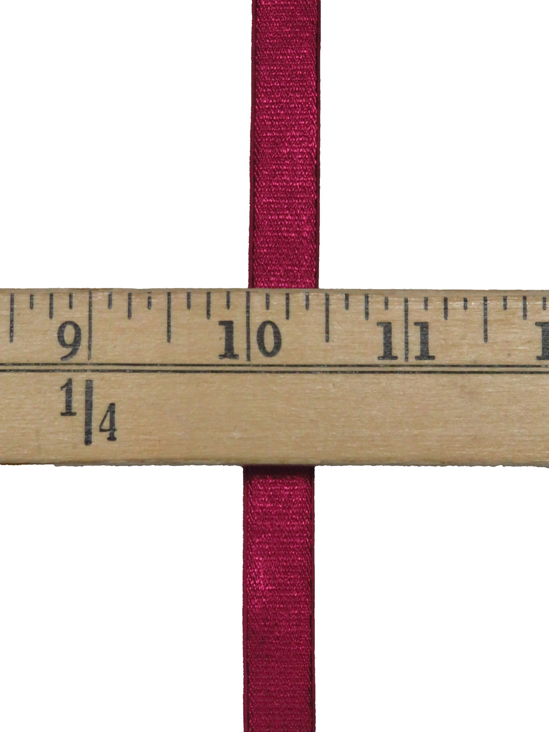 1/2" Burgundy Satin Shoulder Strap