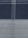 Space Blue/Ghost White Polyester/Lycra Plaid Design Double Knit 58W