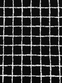 Black/White Rayon/Nylon/Lycra Rugged Grid Print Stretch Bengaline Suiting 58W