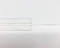 1 1/4" White Drawstring Cord Elastic