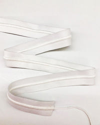 1 1/4" White Drawstring Cord Elastic - SOLD BY THE YARD