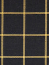 Black/Goldenrod Polyester/Rayon/Lycra Plaid Weave Double Knit 58W