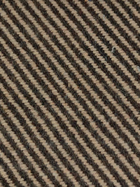 Dark Tan/Dark Walnut Wool/Nylon Wide Twill Coating - NY Designer - 58W