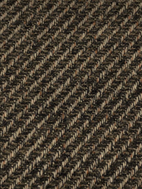 Umber/Almond/Dark Espresso 100% Wool Tweed Twill Coating - NY Designer - 56W