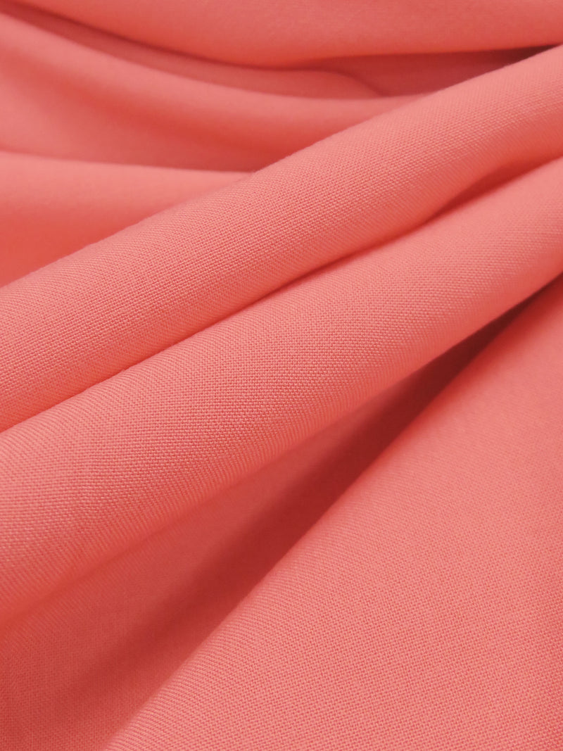 Salmon 100% Rayon Challis 58W