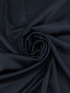 Muted Midnight Navy Rayon/Acetate Crepe Back Satin - NY Designer - 56W