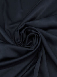 Muted Midnight Navy Rayon/Acetate Crepe Back Satin - NY Designer - 56W